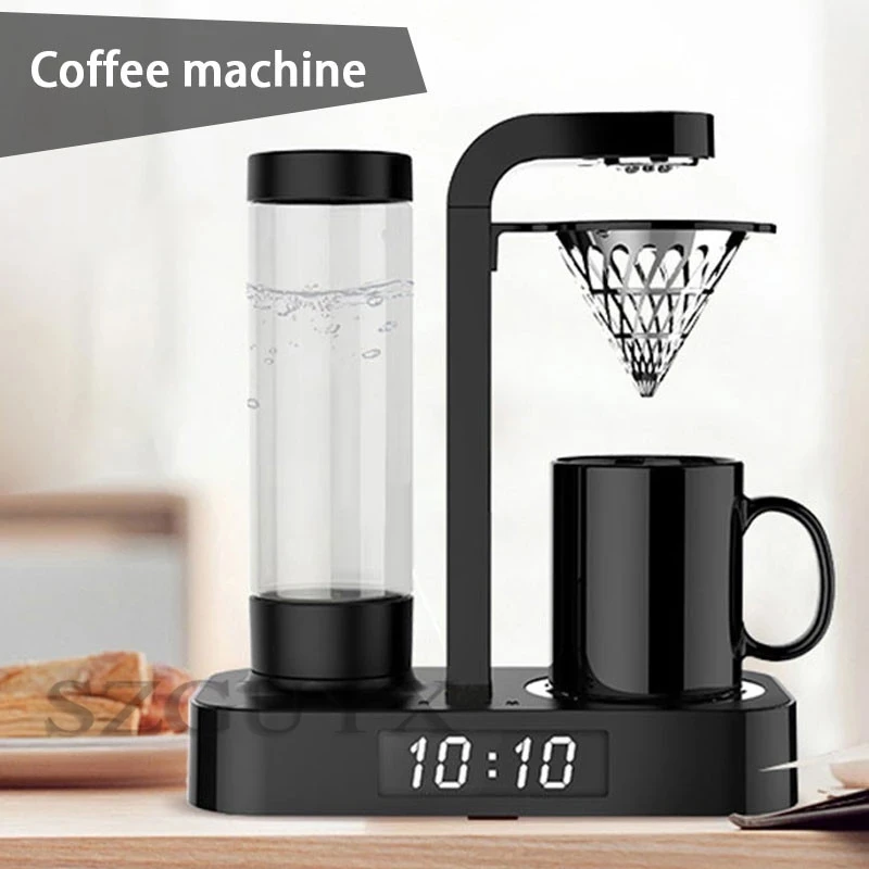 Automatic coffee machine home office punching tea coffee machine small mini American drip smart coffee machine