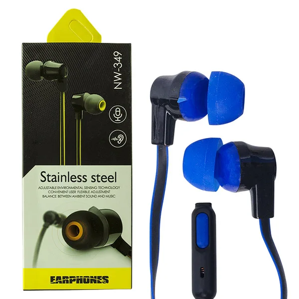 POWERMASTER NW-349 YASSI EAR INSIDE HEADSET (BLUE * YELLOW * ORANGE)