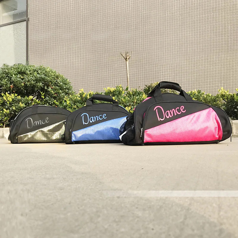 New Coming Big Dance Bag Metallic Shining Duffle Blue Red Black Ballet Jazz Salsa Yoga Leisure Sports Gym Contemporary More Uses