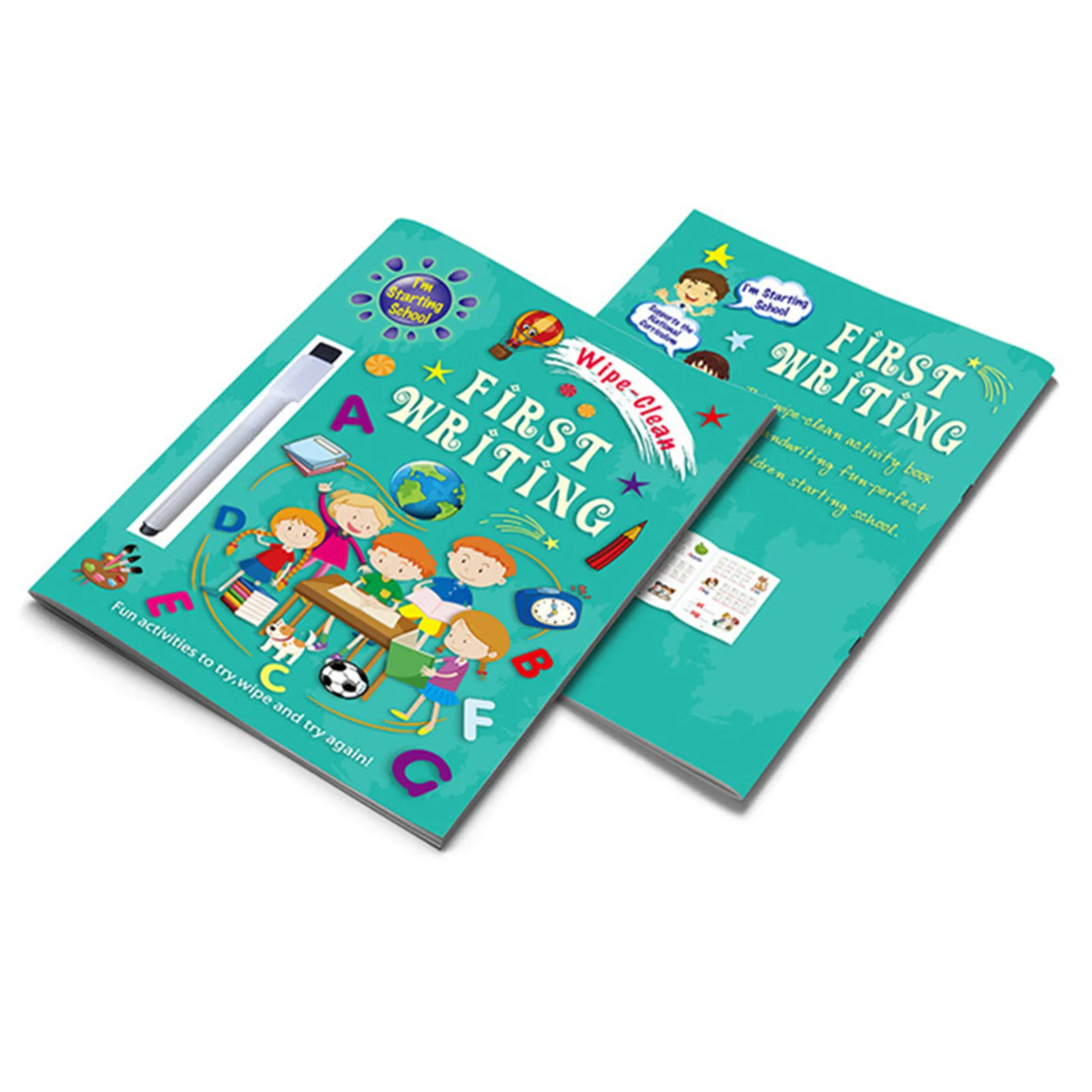 Magic Workbook Reusable Calligraphy Copybook Coloring Painting Notebook Children Early Educational Learning Supplies Toy