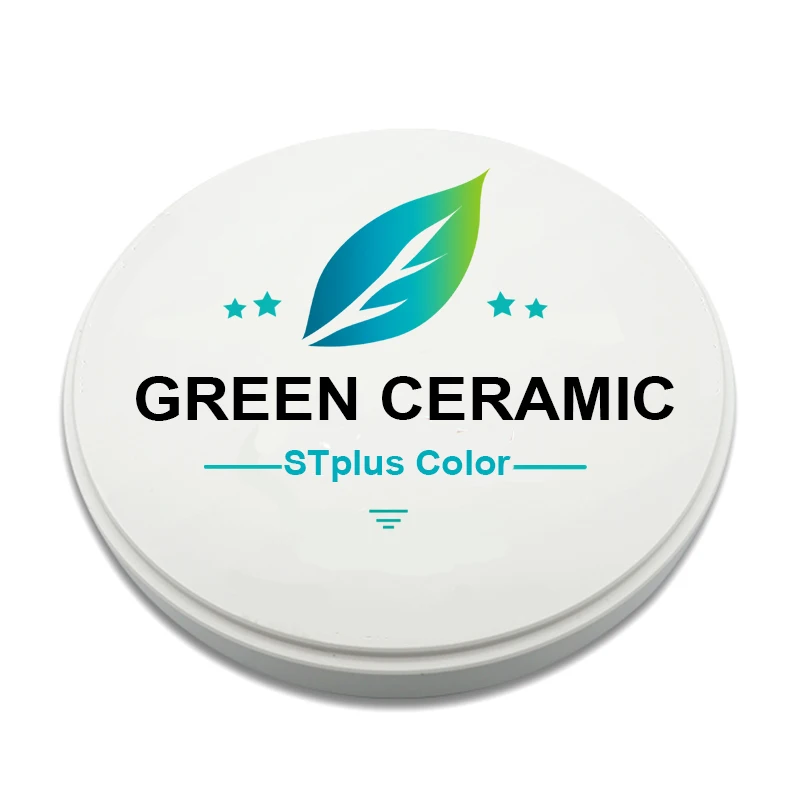 

Green SHT PreShade Zirconia Block 14MM Full Arch Implant Vita 16 Colors for Open Cad Cam System