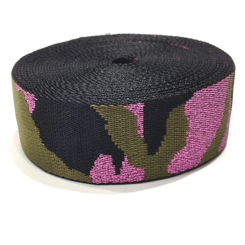 Imagem -04 - Polegada Camo Webbing Fita 50 mm Roxo Preto Cor Verde Venda Quente de Alta Qualidade 2