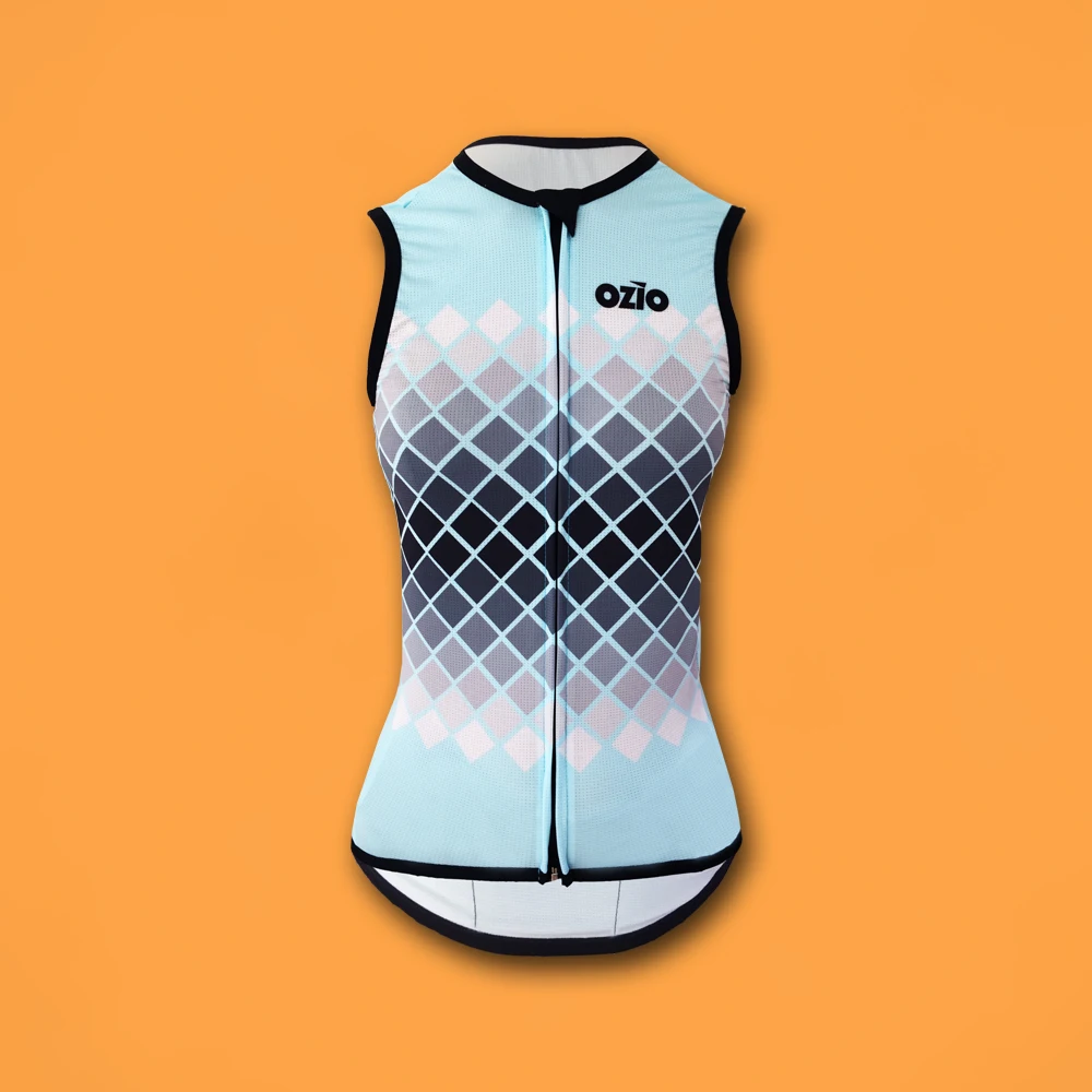 Hot Women\'s Sleeveless Vest Cycling Jersey For Summer Go Pro Team Bicycle Light Fabric Tops Sin Mangas Breathability Maillot