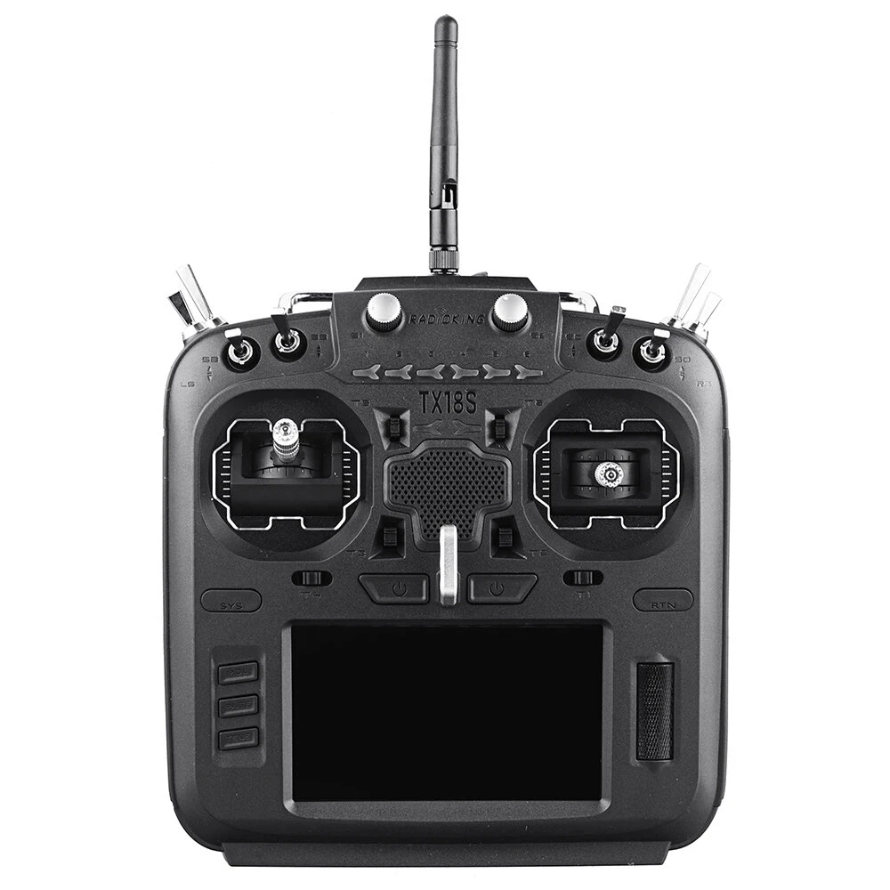 

RadioKing TX18S/Lite Hall Sensor Gimbals 2.4G 16CH Multi-protocol RF System OpenTX Transmitter for RC Drone