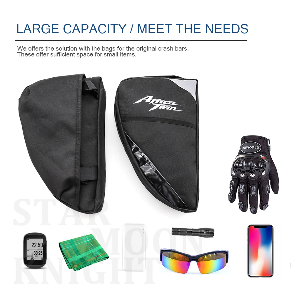 Motorcycle Frame Crash Bars Waterproof Bag Repair Tool Placement Bag For Honda CRF1000L Africa Twin CRF1000L Adventure Sports