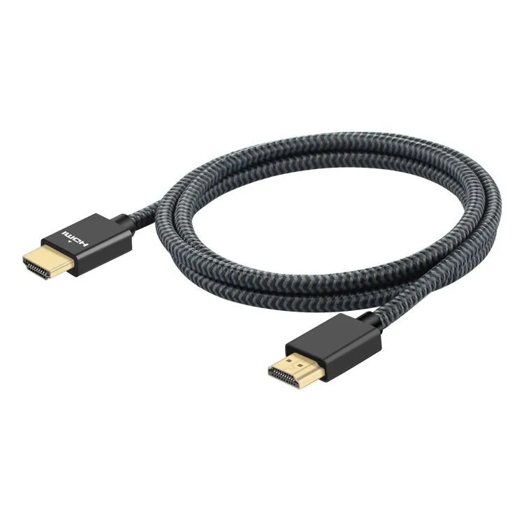 18Gbps High Speed HDMI-compatible 2.0 Cable, 4K HDR, HDCP 2.2/1.4, 3D, 2160P, 1080P Ethernet - Braided HDMI-compatib Cord 32AWG,