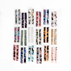 Tortoise Shell Earring Charms,Acetate Stick Charms,Thin Bar Rectangle pendant,Long Strip Earrings Part,8x60mm ,ACE234