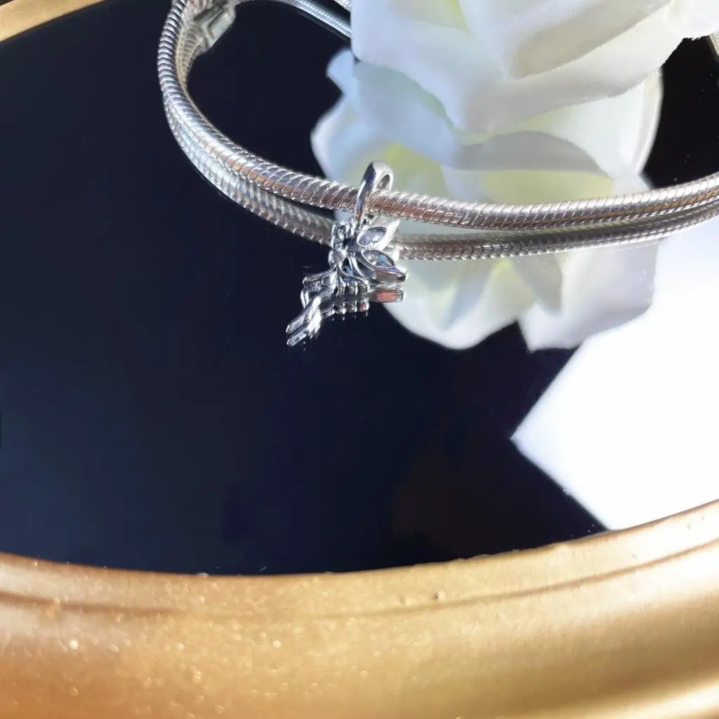 New Silver 925 Charms Little fairy Tree Starfish shell boy girl Charm bead Fit Original Pandora Bracelet DIY Jewelry For Women