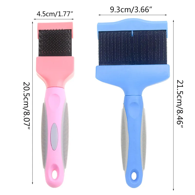 Double Sided Pet Hair Trimmer Comb Brush Dog Cat Hair Fur Bristle Grooming Shedding Cleaning Massage Comb Hair Remover images - 6