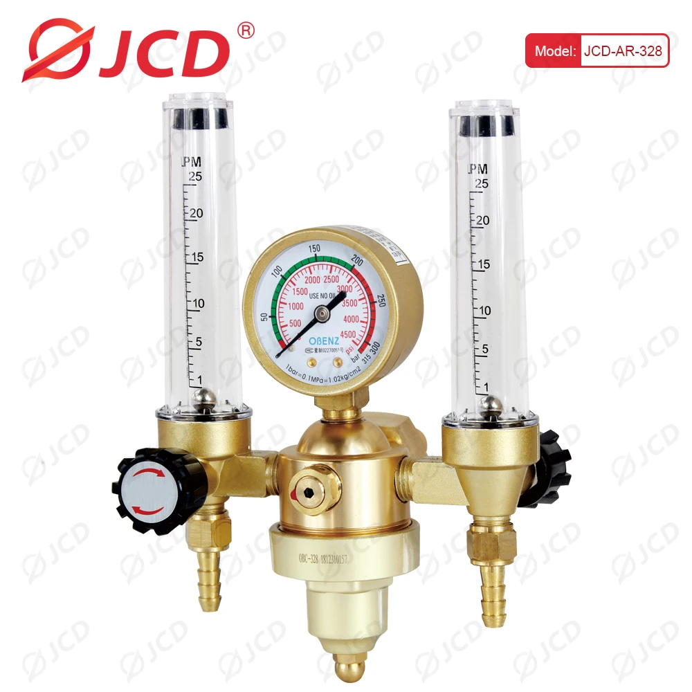 Qhtitec g5 025mpa Argon Co2 Mig Tig Medidor de Fluxo Regulador de Gás Medidor de Vazão Medidor de Solda Regulador de Argônio Redutor de Pressão