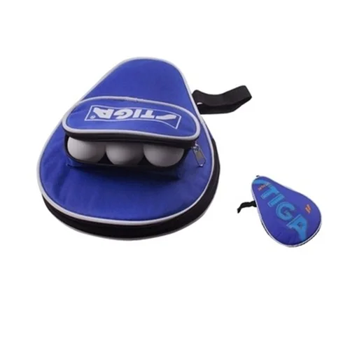 Imagen 2 del producto STIGA-funda de tenis de mesa negra o azul, funda de bolsa para raqueta de Ping Pong de alta calidad con cremallera