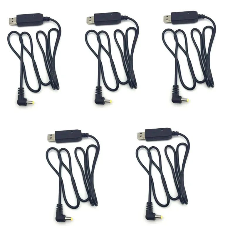 

5PCS USB Charger Cable with for BaoFeng BL-5 UV5RE UV-5R 3800mAh Extend Battery UVB2 BF-UVB3 Plus UV-S9 Radio