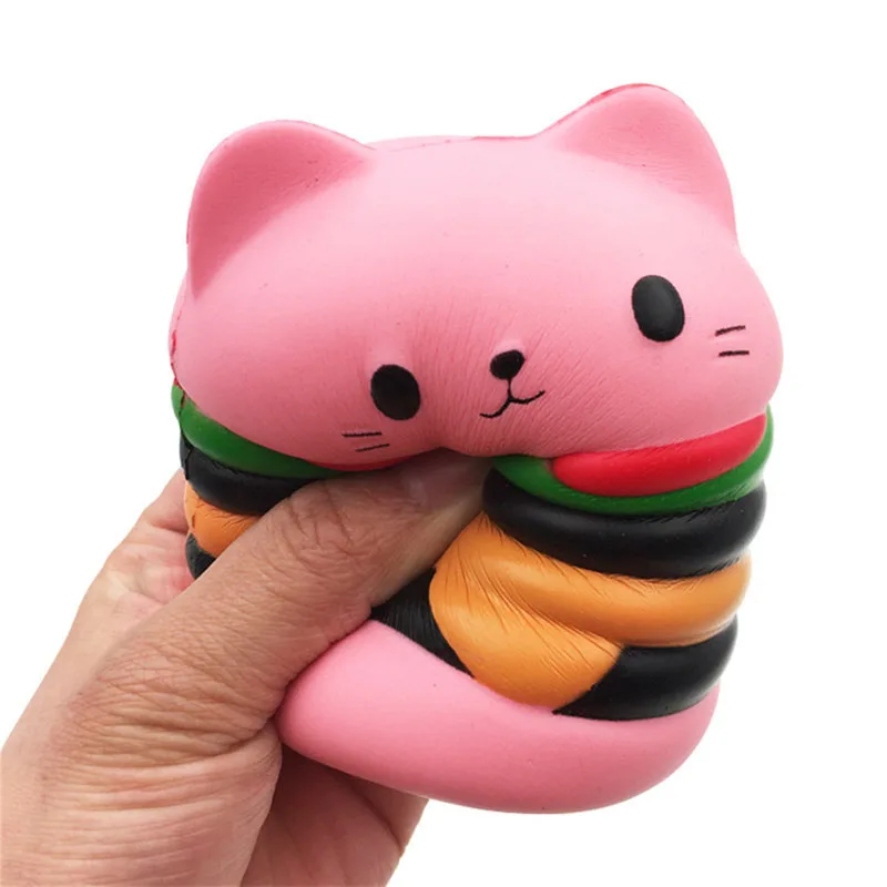 Squishy Slow Rising squeeze toy Donut Popcorn Birthday Cake Milk tea milkshake Hamburger Cream Ice Cream Toys For Children