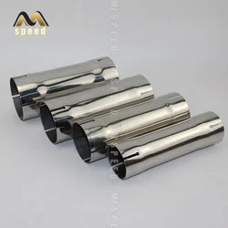 The car  accessories  304 stainless steel tube muffler expanded caliber connector 54mm 66mm 73mm 80mm 4 slot universal sleeve