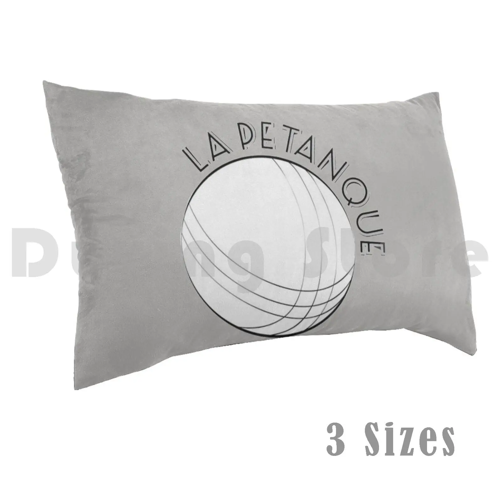 

La Pétanque-La Boule De Pétanque Pillow Case Printed 50x75 Pétanque Boule Iron Player World France
