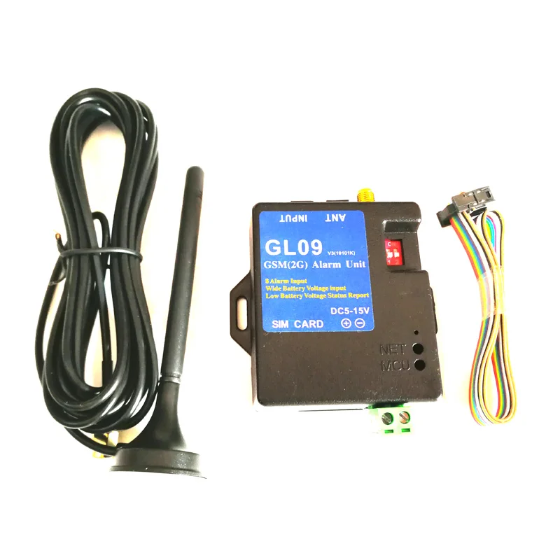 Sistema de alarma inalámbrico, alarma GSM, 2G, SMS, control por aplicación, funciona con batería, GL09