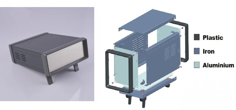 Imagem -06 - All-metal Gabinete Instrumento Eletrônico Faça Você Mesmo Elétrica Tomada Interruptor de Controle de Distribuição de Habitação Indústria Case 300*250*100 Milímetros