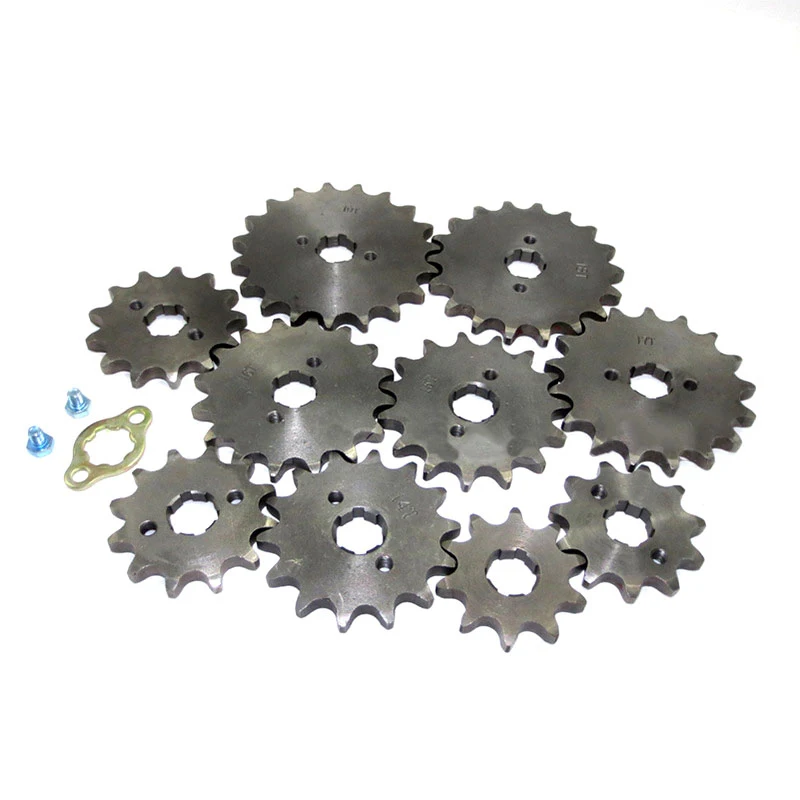 530 Chain 20mm 10 11 12 13 14 15 16 17 18 19 20 21 Teeth Front Engine Sprockets For 200 250cc Dirt Bike ATV Quad Buggy Pit Bike