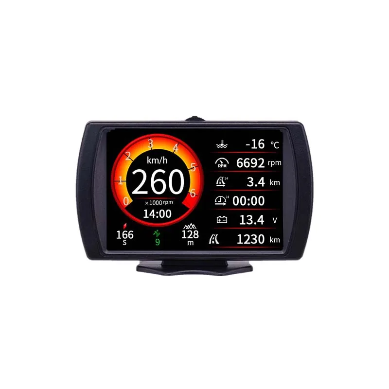 

CXAT X86 Vehicle head-up display HUD OBD+GPS dual-mode function off-road gradient meter multi-function instrument