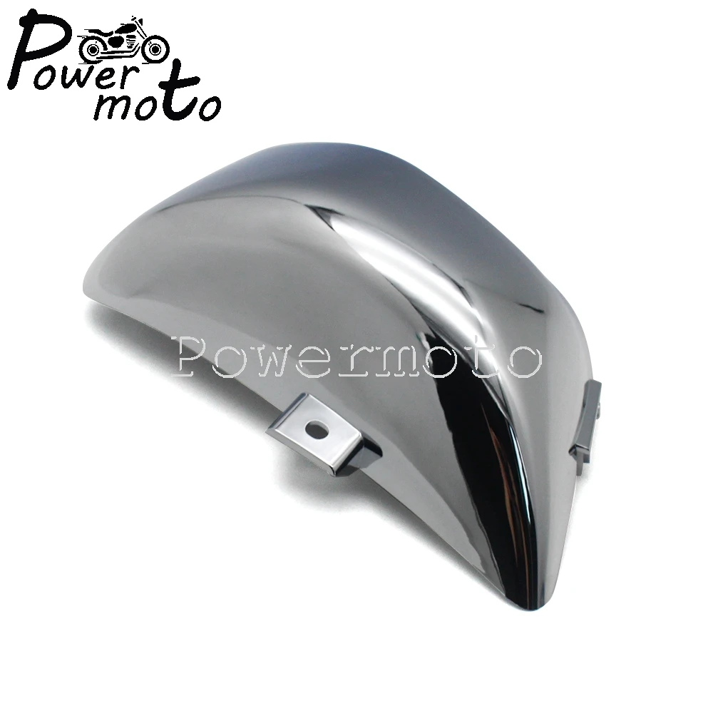 Chrome lewy i prawy plastik ABS części boczne Fairing pokrywa baterii ochrona dla Yamaha Virago XV535 XV400 XV 535 XV 400