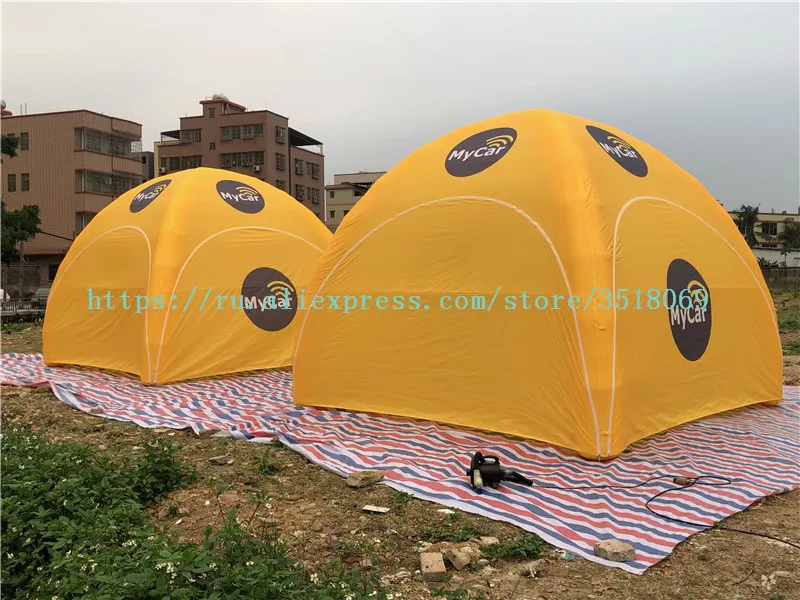 Sell 4/4 meters of PVC airtight tents outdoor commercial advertising tents do not need to build fast open inflatable tents