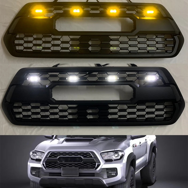 

Modified For Tacoma Racing Grill For Tacoma 2016 2017 2018 2019 2020 2021 Front Bumper Grille Grills For Trims Front Grill Mesh