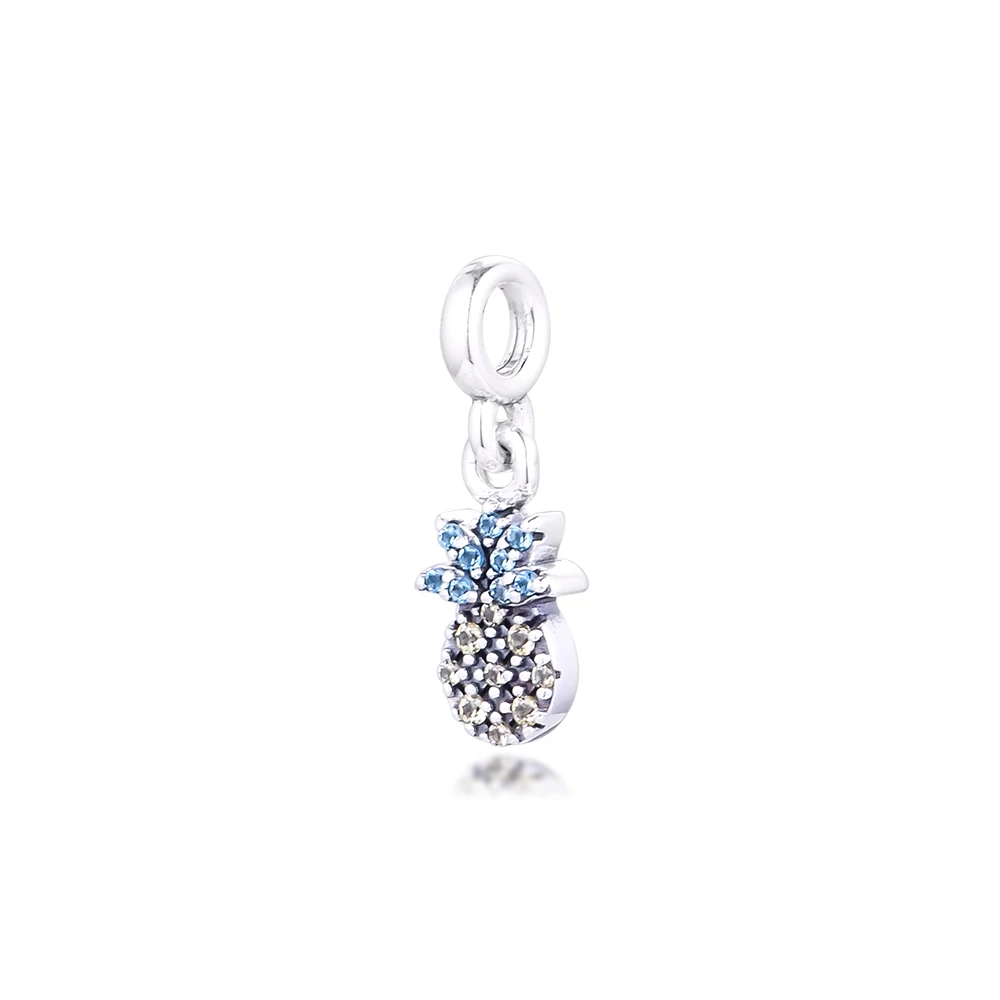 My Pineapple Dangle Charm Silver kralen voor sieraden maken Fits 925 Silver Original Small Charms Me Bracelets For Woman DIY