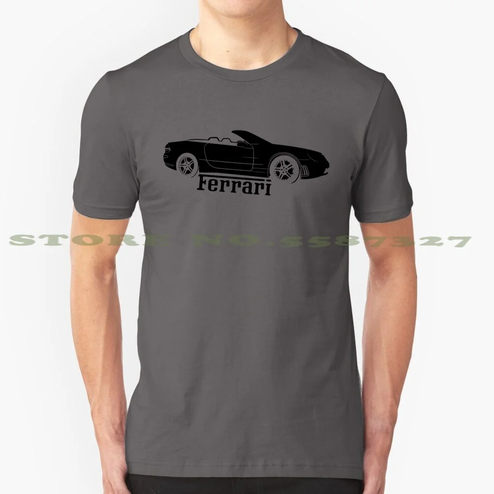 F 1 100% Cotton T-Shirt Ferarri Game 488 Luxery Schumacher 1 Gtb Supercar Sport Fast Cars Elegante Hypercar