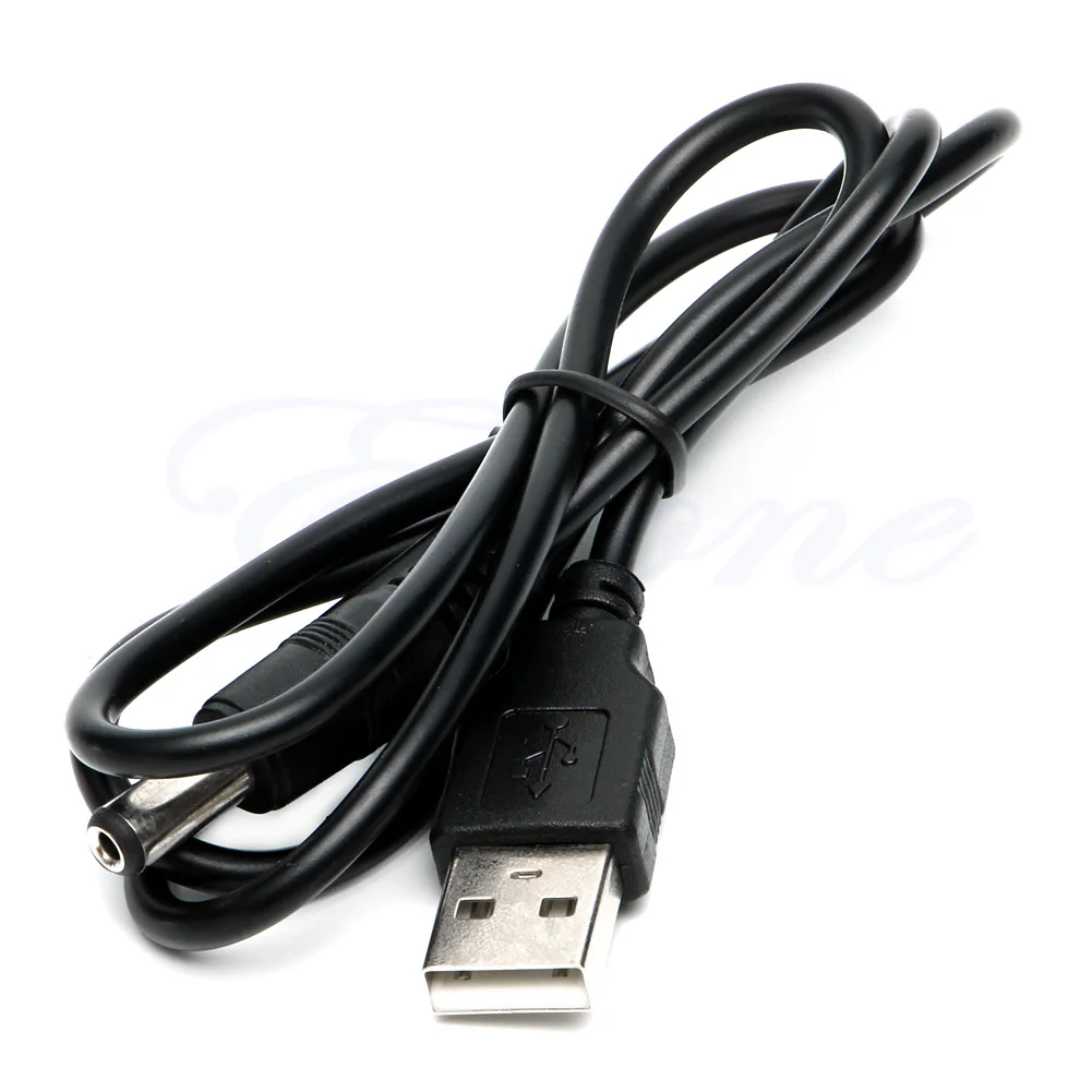 Cable de alimentación USB 2,0 macho A CC, 5,5mm x 2,1mm