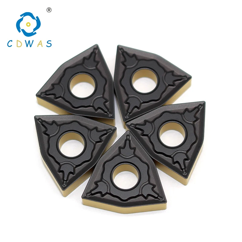 Ferramentas CNC Lathe Cutter, Ferramenta de torneamento externo, Inserções de metal duro para aço, alta qualidade, WNMG080404 WNMG080408 WNMG080412 PM PC4225