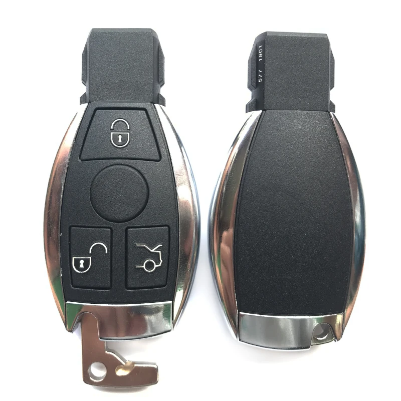 3 Buttons Car Key For Mercedes Benz after 2000+ NEC&BGA Type Auto Smart Remote Key fob with 433.92MHz/315MHz replace NEC Chip