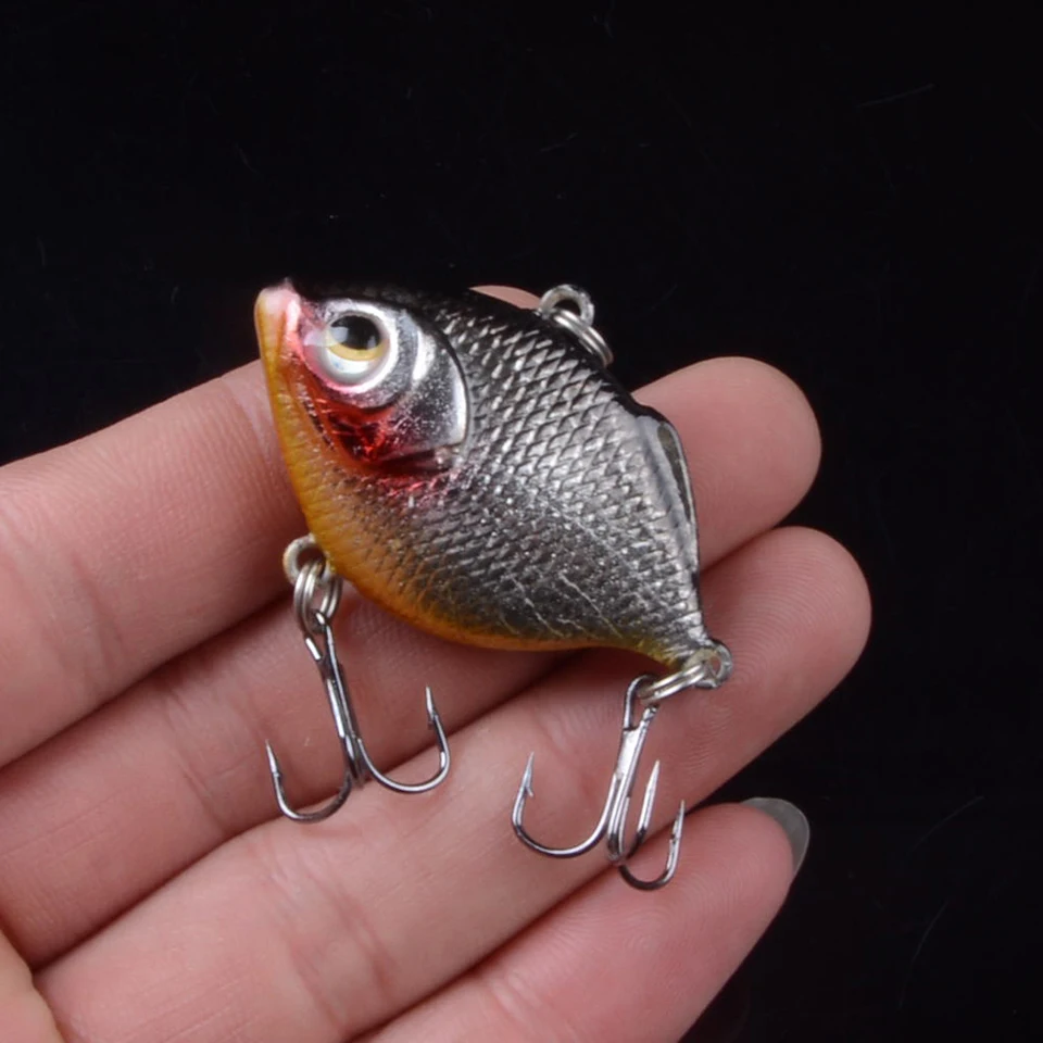 1pcs Fishing Lure Lipless Trap 4.5cm 8g Crankbait Hard Bait Fresh Water Deep Water Bass Walleye Crappie Minnow Fishing Wobblers