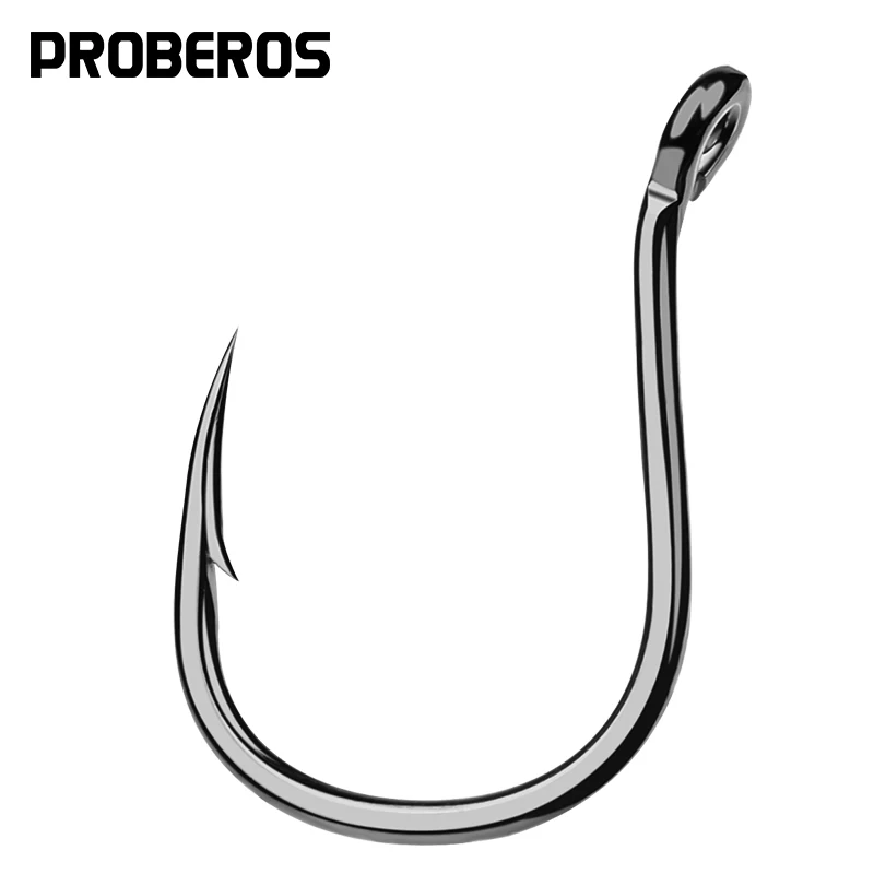 PROBEROS Brand Strong High-carbon steel KUDAKO Series Jig Hook Fishing Hook Saltwater Bass 71202-1#-6/0# Hook