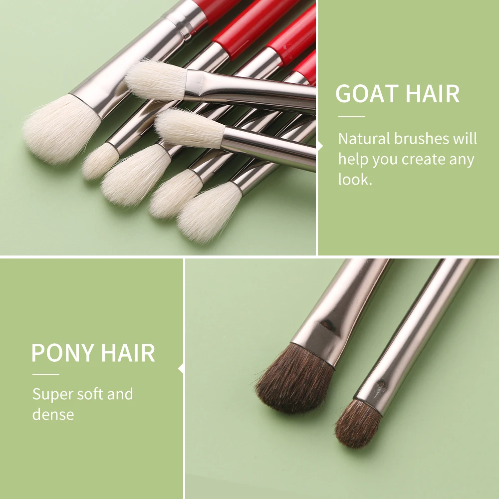 BEILI Makeup Brush 1PCS Professional Natural Hair Eye Shadow Brush Blender Crease Makeup Cosmetics 228/221/222/223/235/134/225