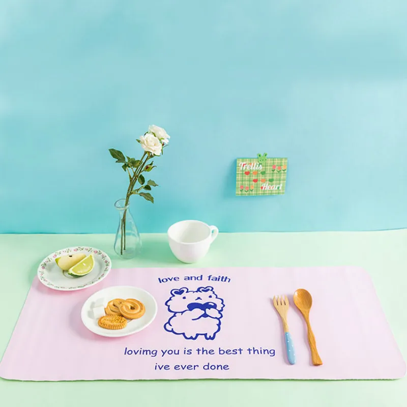 ins wind cute waterproof table mat girl heart dormitory desktop learning writing pad photo background pad kawaii supplies