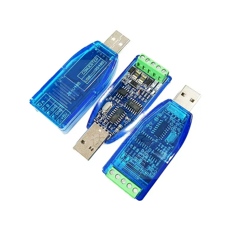 เกรดอุตสาหกรรม Usb To Rs485 RS232การสื่อสารโมดูล2-Way Half-Duplex Serial Line Converter ทีวีป้องกัน
