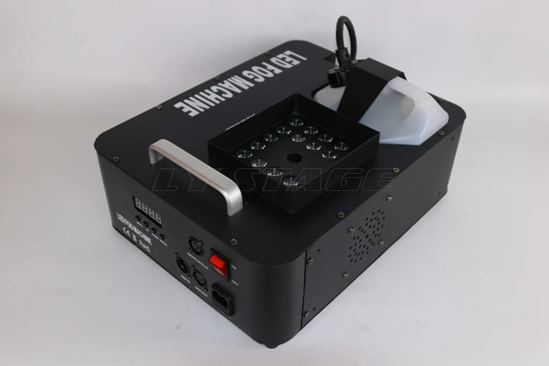 Profesjonalna maszyna do mgły DMX 1500W LED 24x3W LED RGB Color Dj Disco Party Smoke Machine Spray Fogger Lightings