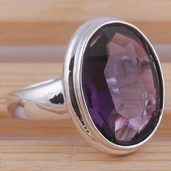 Luxury Gorgeous Women Jewelry White  Zircon Bridal Rings for Wedding Engagement Set Gifts