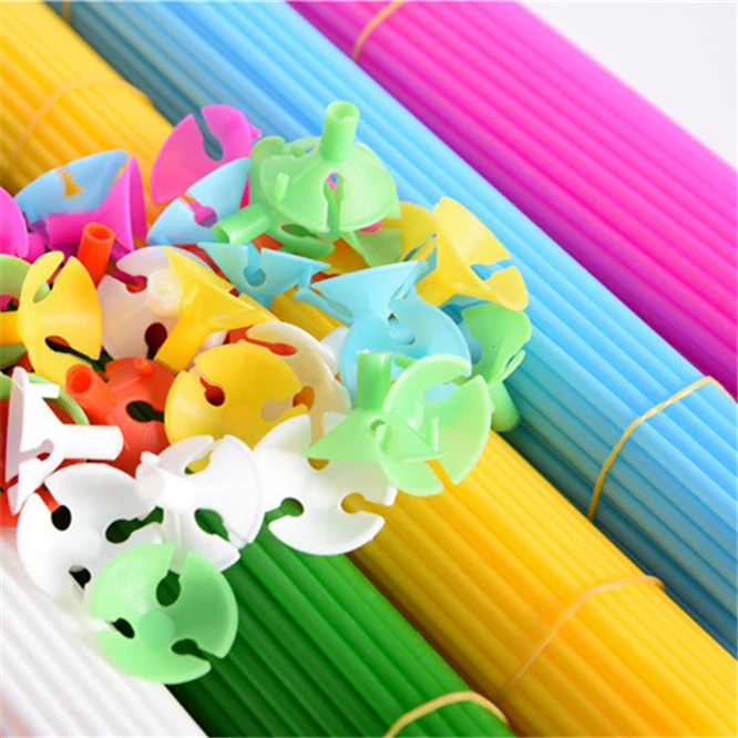 DHL 1000sets 40cm Balloon Accessories Balloon Holder Sticks with Cups Party Supplies Decoration Balloons Holder Sticks