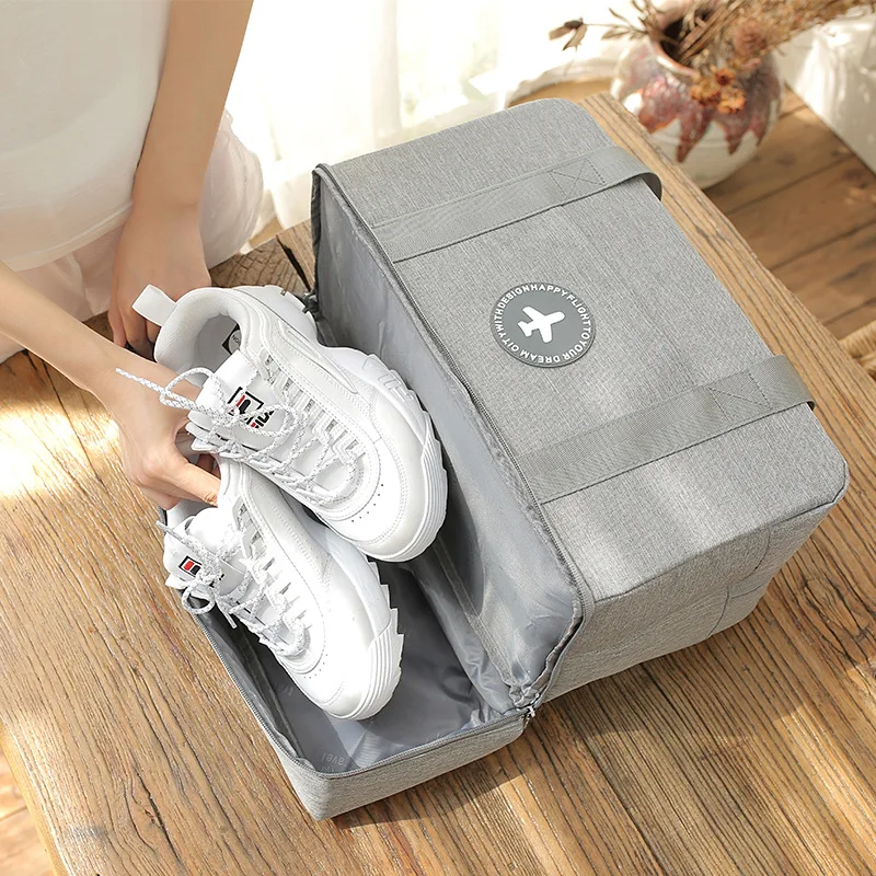 Luggage Dry Wet Separation Storage Bag Luggage Organizer Packing Travel Duffle with Shoes Bag Mesh Bag Cosmetic Bag Organiser