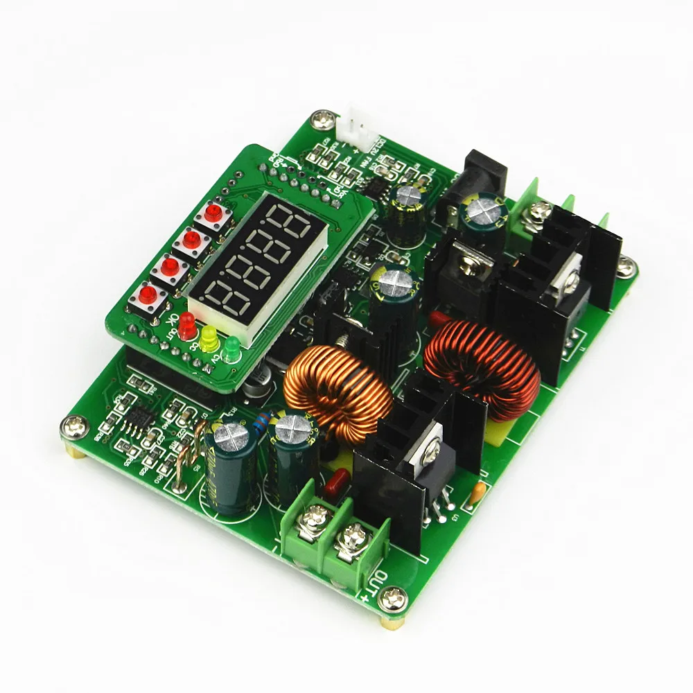 JUNTEK DPS-3806 voltage regulator constant current digital control  dc buck-boost power supply module LED driver 0-38V 0-6A