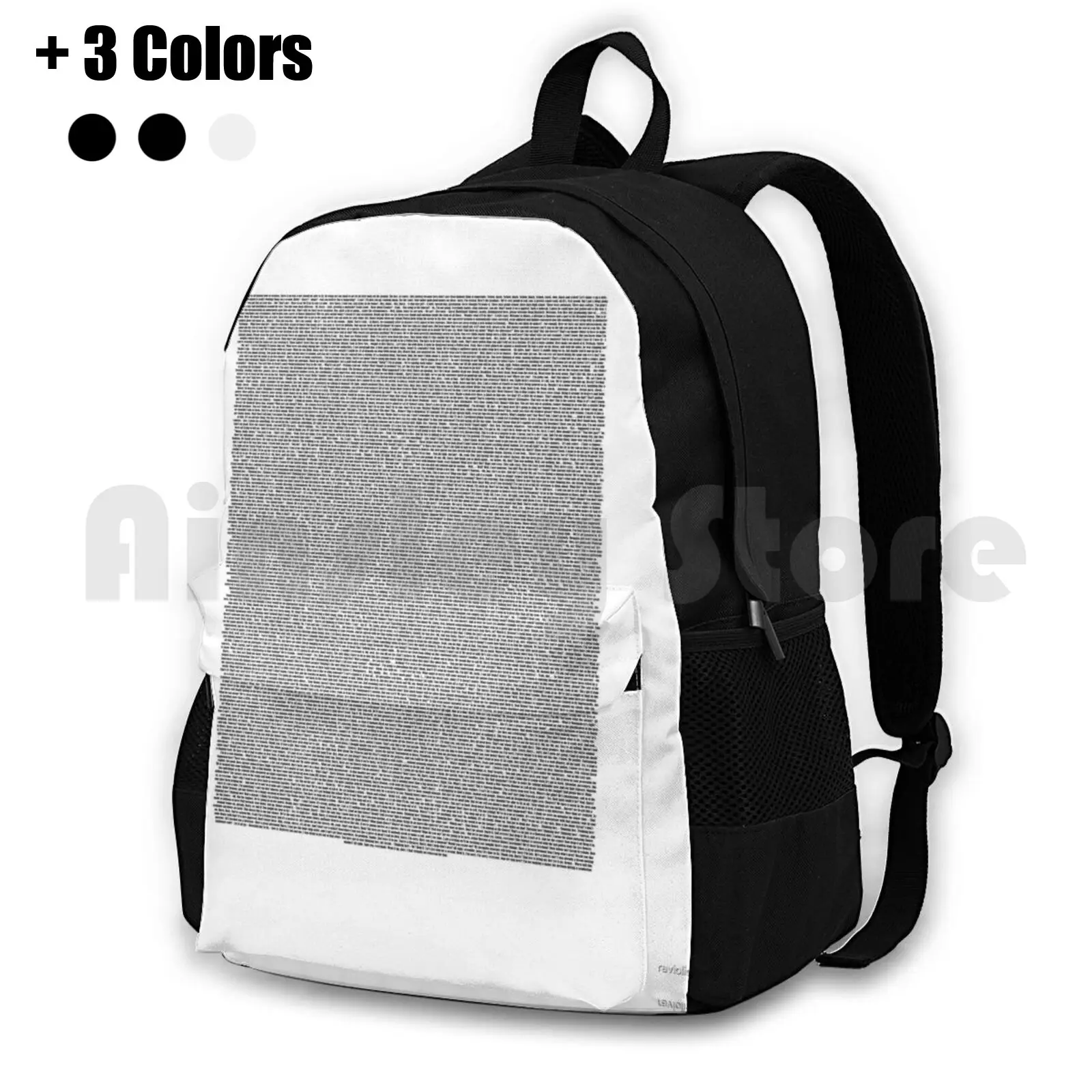 Bee Movie Script ( Updated : Check Description For Details ) Outdoor Hiking Backpack Waterproof Camping Travel Bee Movie Script