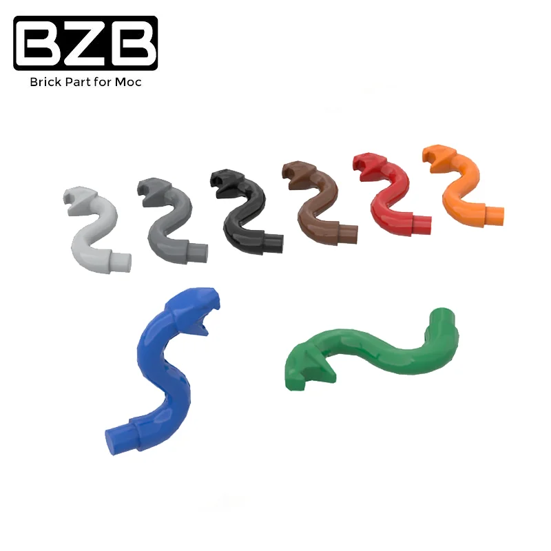 

BZB MOC 28588 Snake-Shaped Decorative Piece Building Block Technical Brick Parts Kids Brain Game High-tech DIY Toy Gifts