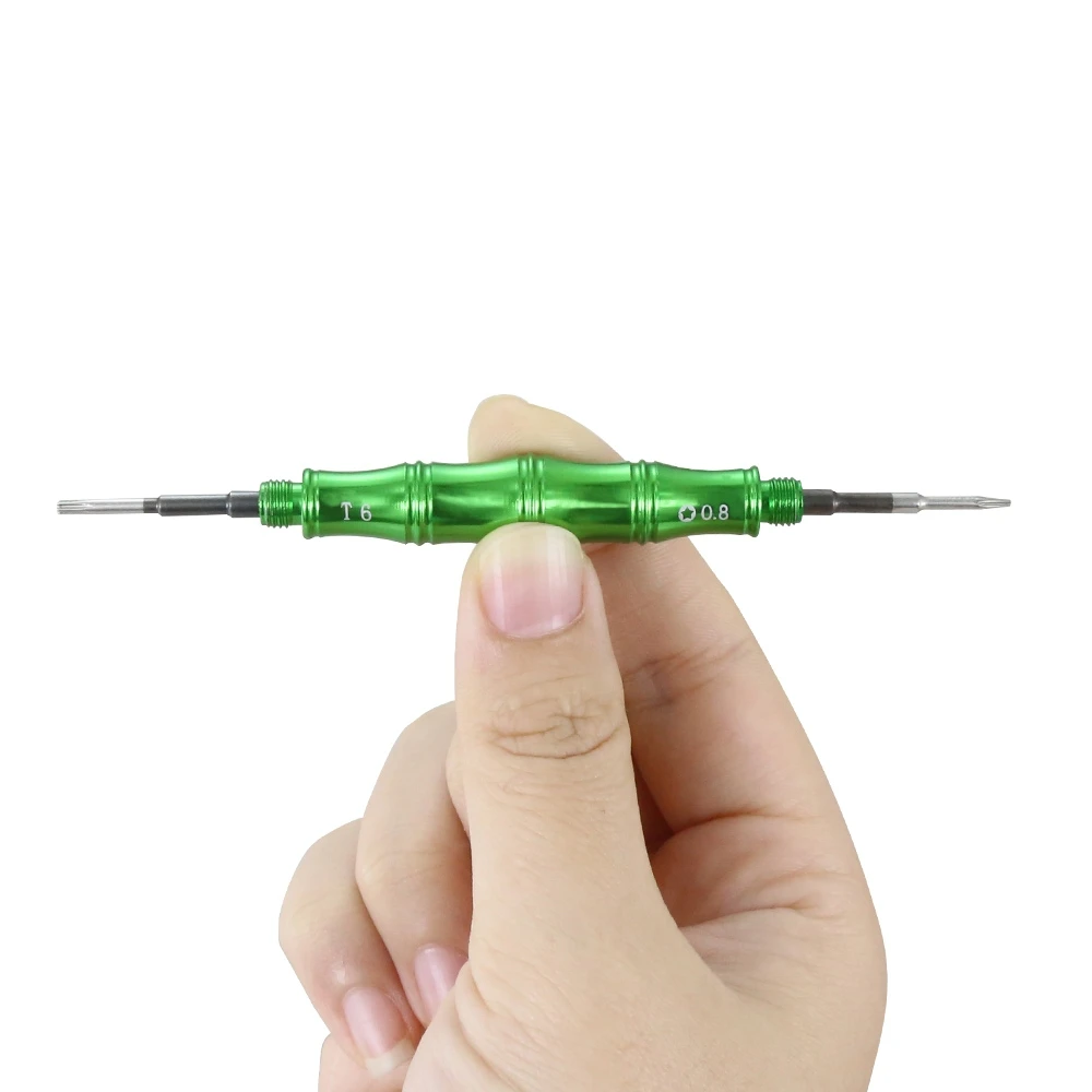 ชุดไขควงไฟฟ้าหัว PH00ไฟฟ้ามีความแม่นยำ1ชิ้น, ไขควงหัวคู่ PH000 T6 0.8