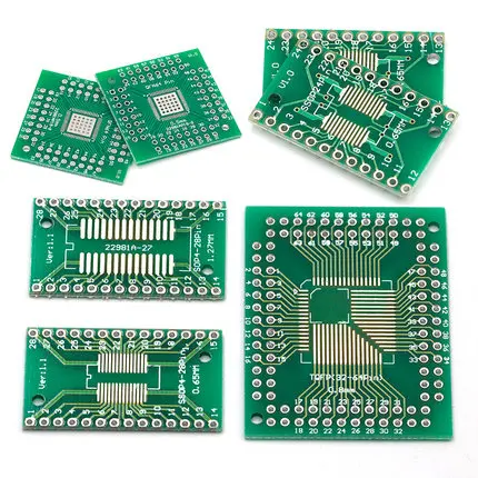 10PCS PCB Board SMD Turn To DIP SOP MSOP SSOP TSSOP SOT23 SOP8 SOP14 SOP16 SOP-8 10 SOP-14 SOP-16 SOP-20 24 SOP-28 SMT To DIP