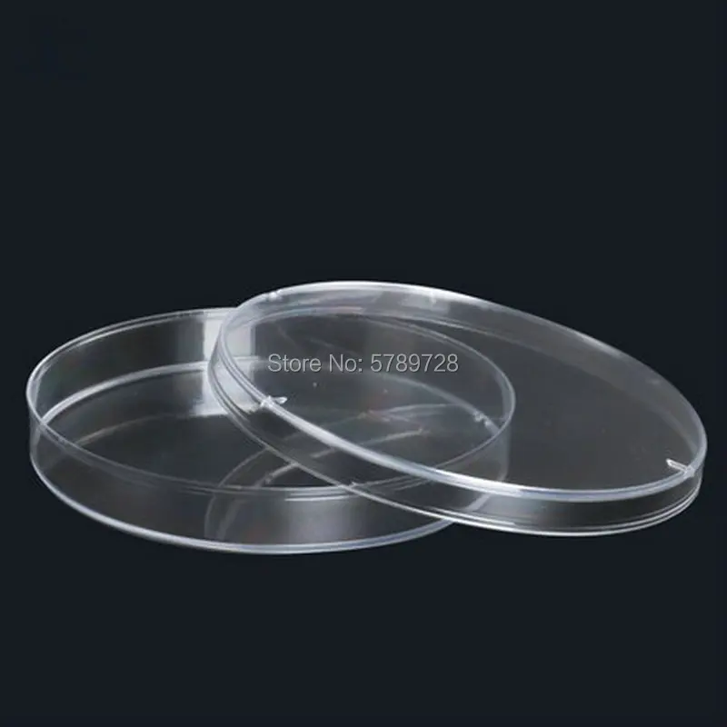 10Pcs Lab 35mm 60mm 90mm 100mm 120mm 150mm Disposable Sterile Plastic Petri Dishes Lab Cell Tissue Culture Dish