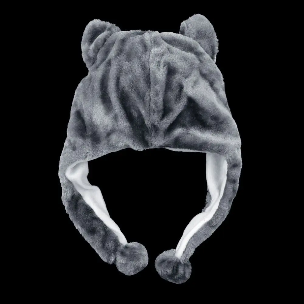 Moda novedosa orejera lobo sombrero gorra estilo Animal sombrero juguetes sombrero mascota Huskies sombrero