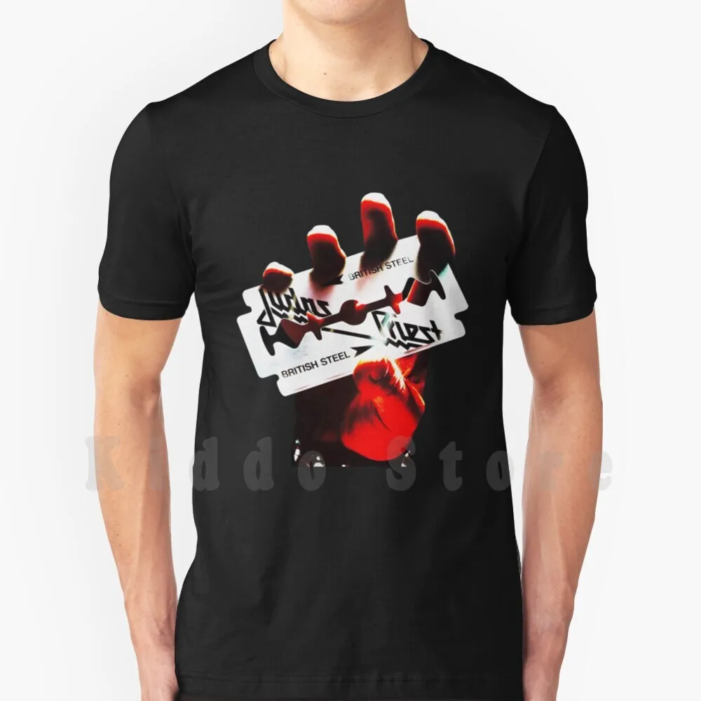 Wilatikta Judas Priest British Steel T Shirt Cotton Men DIY Print Cool Tee Wilatikta Judas Priest British Steel