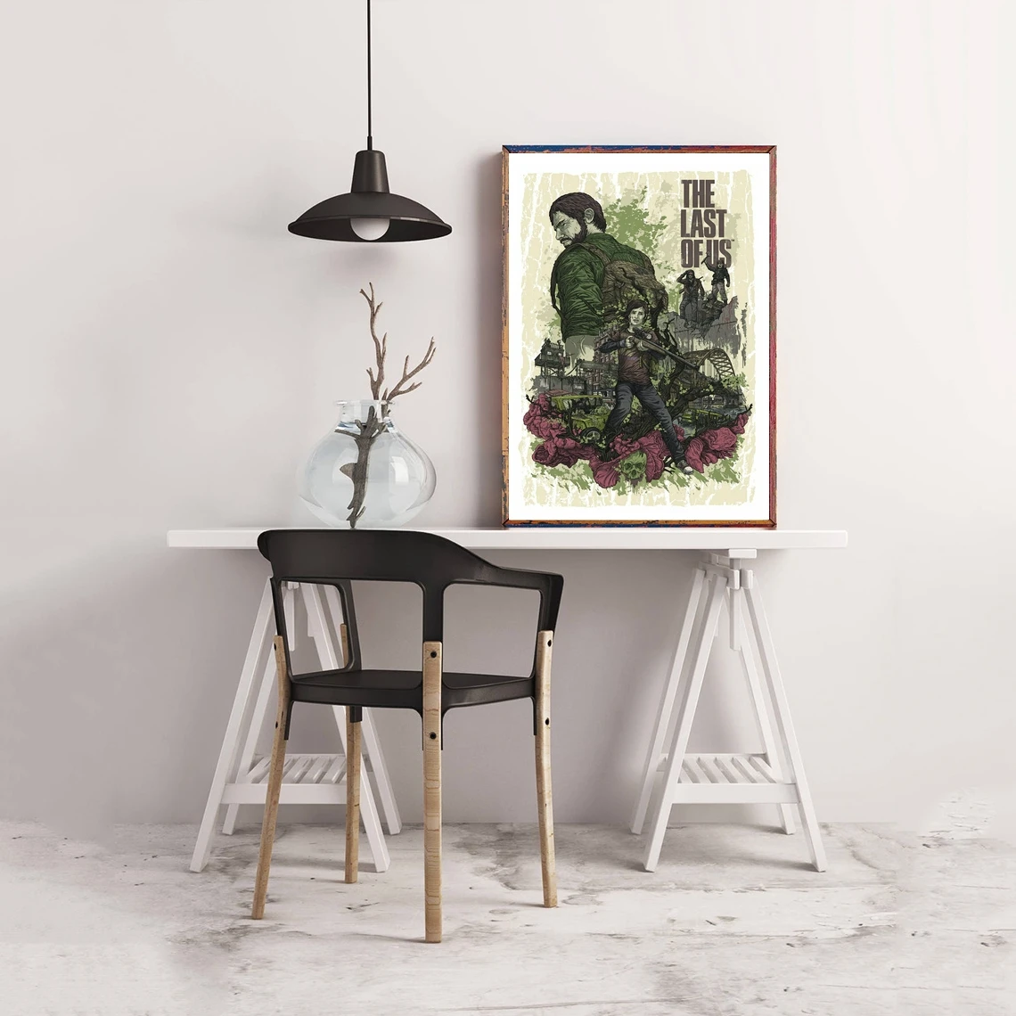 Póster de juego The Last Of Us 2, pintura de pared, decoración del hogar (sin marco)