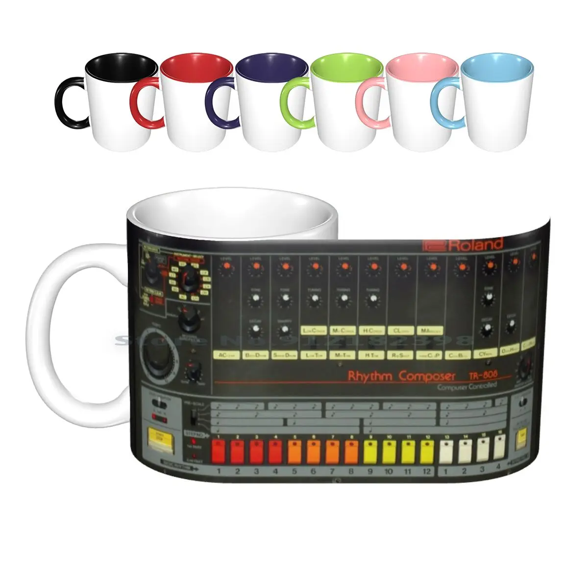 Roland 808 Ceramic Mugs Coffee Cups Milk Tea Mug Tr808 808 Roland Trap Hip Hop Kanye Music Dance Music House House Music